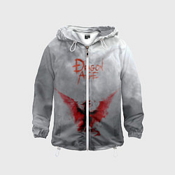 Ветровка с капюшоном детская Dragon Age, цвет: 3D-белый