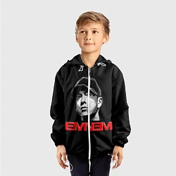 Ветровка с капюшоном детская Eminem, цвет: 3D-белый — фото 2
