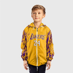 Ветровка с капюшоном детская Kobe Bryant, цвет: 3D-белый — фото 2