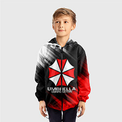 Ветровка с капюшоном детская UMBRELLA CORP, цвет: 3D-черный — фото 2