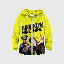 Ветровка с капюшоном детская Brooklyn Nine-Nine, цвет: 3D-белый