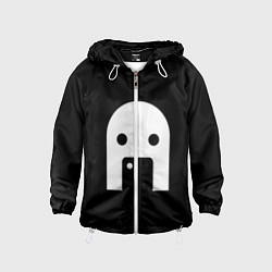 Ветровка с капюшоном детская Rexet Studio, цвет: 3D-белый