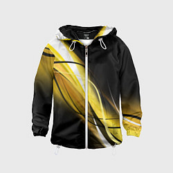 Ветровка с капюшоном детская GEOMETRY STRIPES, цвет: 3D-белый