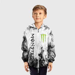 Ветровка с капюшоном детская MONSTER ENERGY, цвет: 3D-белый — фото 2