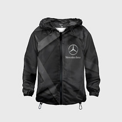 Ветровка с капюшоном детская MERCEDES, цвет: 3D-черный