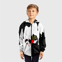 Ветровка с капюшоном детская ТИКТОКЕР - PAYTON MOORMEIE, цвет: 3D-черный — фото 2