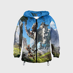 Ветровка с капюшоном детская HORIZON ZERO DAWN, цвет: 3D-черный