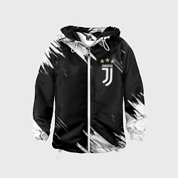 Ветровка с капюшоном детская JUVENTUS, цвет: 3D-белый