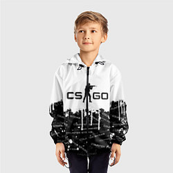 Ветровка с капюшоном детская COUNTER STRIKE, цвет: 3D-черный — фото 2