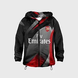 Ветровка с капюшоном детская ARSENAL UNIFORM, цвет: 3D-черный