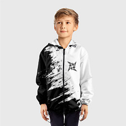 Ветровка с капюшоном детская METALLICA МЕТАЛЛИКА, цвет: 3D-черный — фото 2