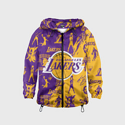 Ветровка с капюшоном детская КОБИ БРАЙАНТ, цвет: 3D-черный