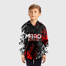 Ветровка с капюшоном детская METRO EXODUS, цвет: 3D-черный — фото 2