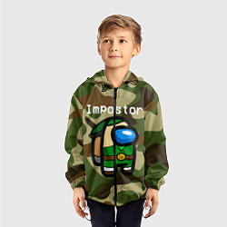 Ветровка с капюшоном детская Hero be sus, цвет: 3D-черный — фото 2