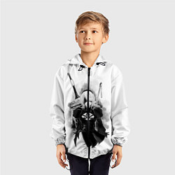 Ветровка с капюшоном детская 2B Nier Automata, цвет: 3D-черный — фото 2