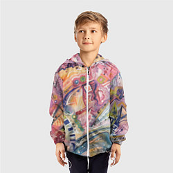 Ветровка с капюшоном детская MULT, цвет: 3D-белый — фото 2