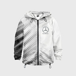 Ветровка с капюшоном детская Mercedes-Benz - White, цвет: 3D-черный