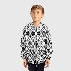 Ветровка с капюшоном детская White Pattern Dope Camo Dope Street Market, цвет: 3D-белый — фото 2