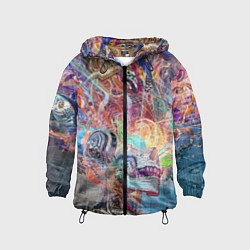 Детская ветровка Cyber skull Vanguard pattern