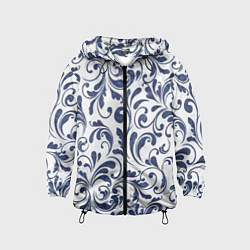 Детская ветровка Гжелевый рисунок