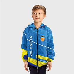 Ветровка с капюшоном детская Valencia Абстракция, цвет: 3D-черный — фото 2