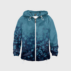 Детская ветровка Абстракция синий