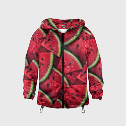Детская ветровка Сочная текстура из долек арбуза