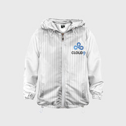 Ветровка с капюшоном детская Cloud9 white, цвет: 3D-белый