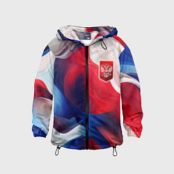 Детская ветровка Красный герб России