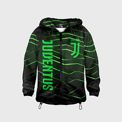 Детская ветровка Juventus 2 green logo