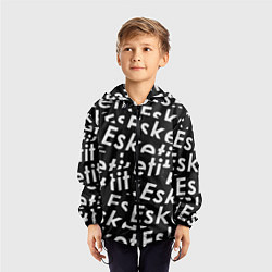 Ветровка с капюшоном детская Esskeetit rap, цвет: 3D-черный — фото 2