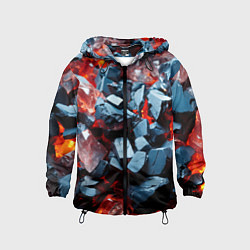 Детская ветровка Янтарные камни асбтракция