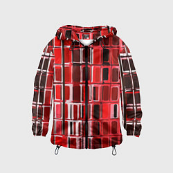 Детская ветровка Красные прямоугольники
