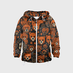 Детская ветровка Мишки сердитые