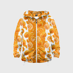 Детская ветровка Мандарины