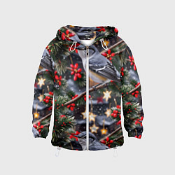 Детская ветровка Рождественская птица пересмешник