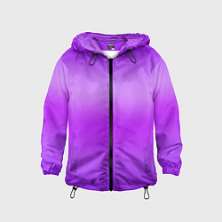 Детская ветровка Яркий сиреневый градиент