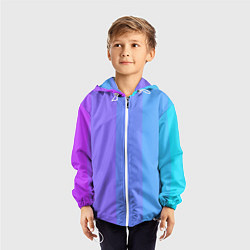 Ветровка с капюшоном детская Fivecolor, цвет: 3D-белый — фото 2