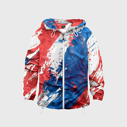 Ветровка с капюшоном детская Im from Russia, цвет: 3D-белый