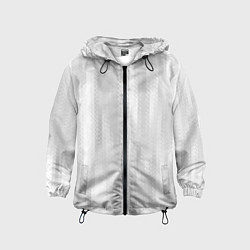 Ветровка с капюшоном детская Светлый серый абстрактные полосы, цвет: 3D-черный