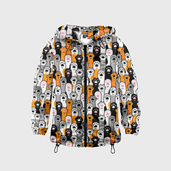 Детская ветровка Кошачьи лапы