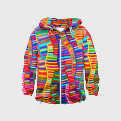 Детская ветровка Абстрактная полноцветная живопись