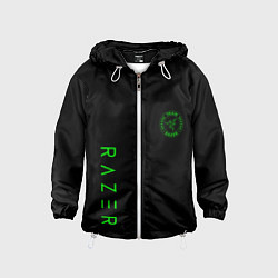 Ветровка с капюшоном детская Razer brend game, цвет: 3D-белый