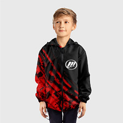 Ветровка с капюшоном детская Lifan sport grunge, цвет: 3D-черный — фото 2