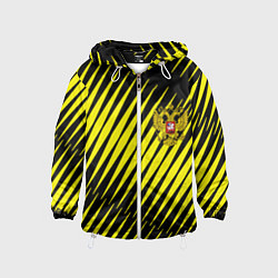 Детская ветровка Герб РФ абстракция