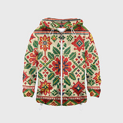 Детская ветровка Славянский узор и орнамент