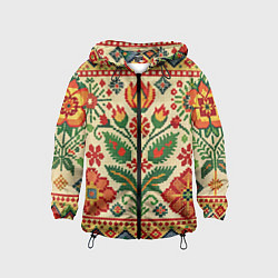 Детская ветровка Славянский узор и орнамент