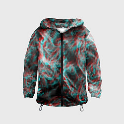 Детская ветровка Дым из вейпа глитч