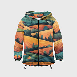 Детская ветровка Поля луга