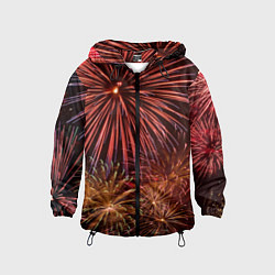 Детская ветровка Яркий красочный фейерверк